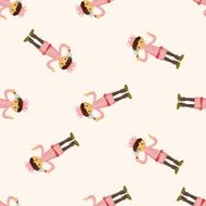 chef cartoon seamless pattern background N9