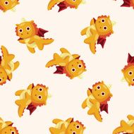 dragon cartoon seamless pattern background N2