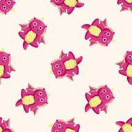 dragon cartoon seamless pattern background N4