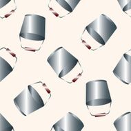 water bucket cartoon seamless pattern background