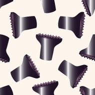 hair products theme diffuser cartoon seamless pattern background N2