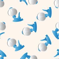 hair products theme sprayer cartoon seamless pattern background N2