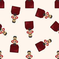 magician cartoon seamless pattern background N5