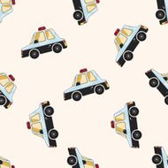 transportation car cartoon seamless pattern background