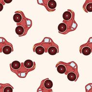 transportation car cartoon seamless pattern background N3