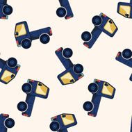 transportation car cartoon seamless pattern background N4