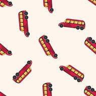 transportation car cartoon seamless pattern background N7