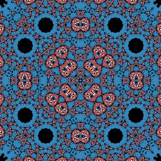 Mandala blue background Illustration vector