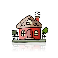 House icon sketch for your design N4