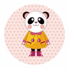 animal panda winter cartoon theme elements N5
