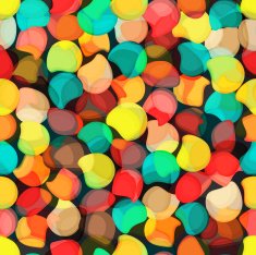 Seamless colorful background made of abstract shapes