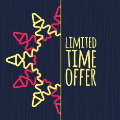 Vector floral frame in trendy mono line style