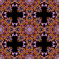 Seamless oriental background vintage motif