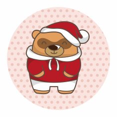 animal bear winter cartoon theme elements N6