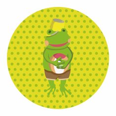 animal frog summer cartoon theme elements N3