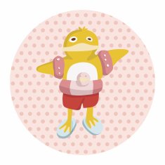animal duck summer cartoon theme elements N4