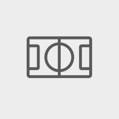 Basketball court thin line icon N2