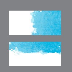 Blue Abstract Watercolor Paint Splashes Illustration Vector Bac N2