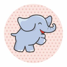 animal elephant cartoon theme elements N19