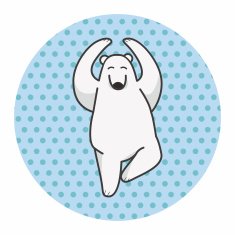 animal polar bear cartoon theme elements N12