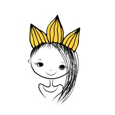 Girls princess with crown on head for your design N3