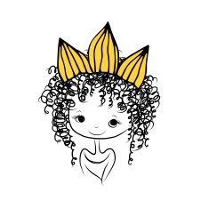 Girls princess with crown on head for your design N6