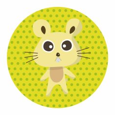 animal mouse cartoon theme elements N21
