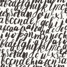 Seamless pattern with letters N3
