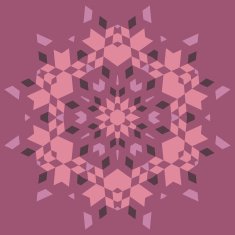 Circular geometric background