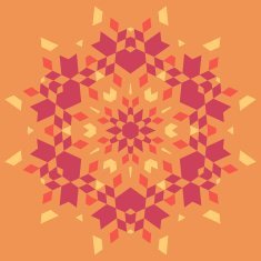 Circular geometric background N2