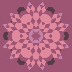 Circular geometric background N3