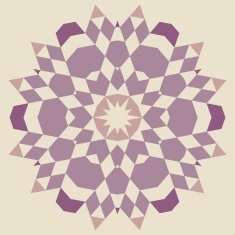 Circular geometric background N5