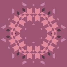 Circular geometric background N6