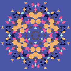 Circular geometric background N10