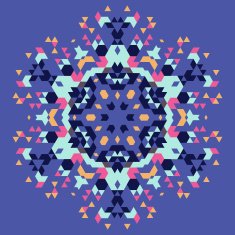 Circular geometric background N14