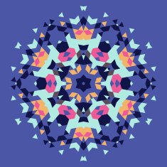 Circular geometric background N16