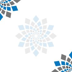 Abstract Squares Circular Element Blank Square