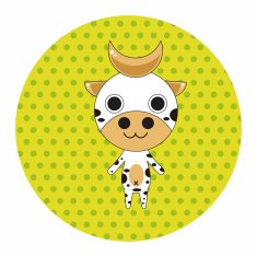 animal cow cartoon theme elements N11