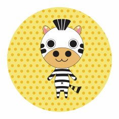 animal zebra cartoon theme elements N8