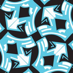 Seamless Abstract Bird Pattern