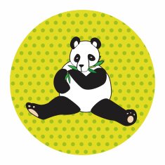 animal panda cartoon theme elements N16
