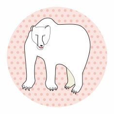 animal polar bear cartoon theme elements N13