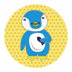 animal penguin cartoon theme elements N10