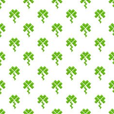 seamless pattern of clover St Patrick N2