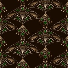 Seamless beautiful antique lace pattern ornament N3