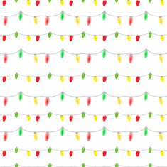 seamless pattern of colored light bulbs garlands N2