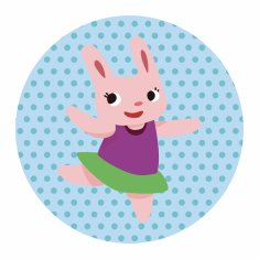 animal rabbit cartoon theme elements N38