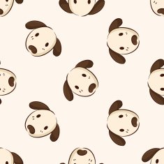 Animal dog icon 10 seamless pattern