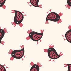 Animal bird icon 10 seamless pattern