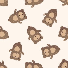 Animal bear icon 10 seamless pattern N3